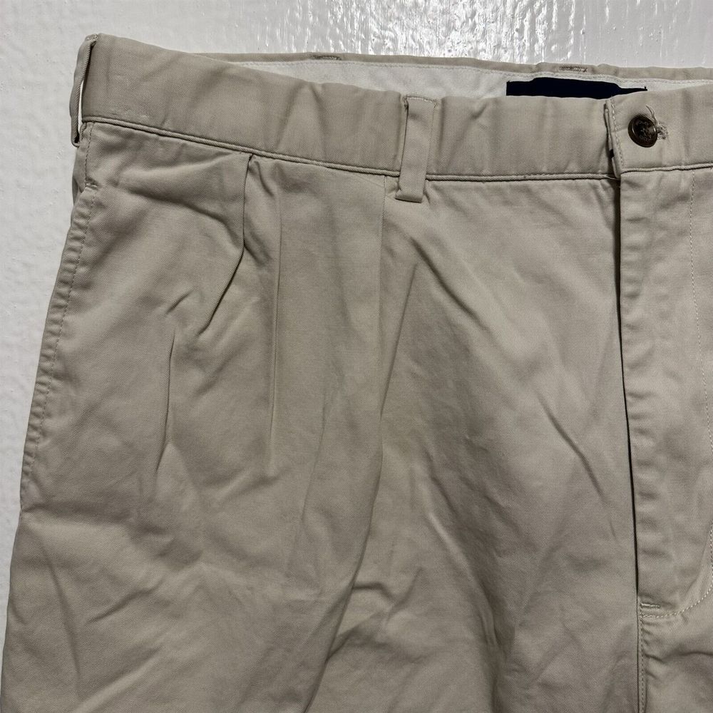 VTG Polo‎ Golf 38 x 9" Stone Pleated 100% Cotton Twill Classic Golf Short - Picture 2 of 7